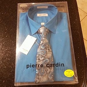 Blue Pierre Cardin Dress Shirt